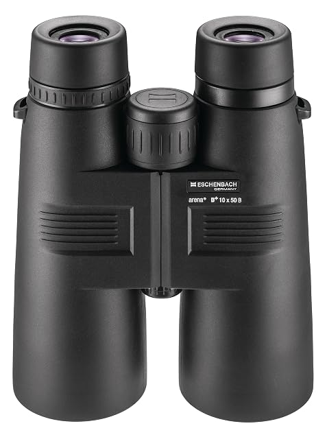 Eschenbach Arena D+ 10x50 binocular with its case and strap