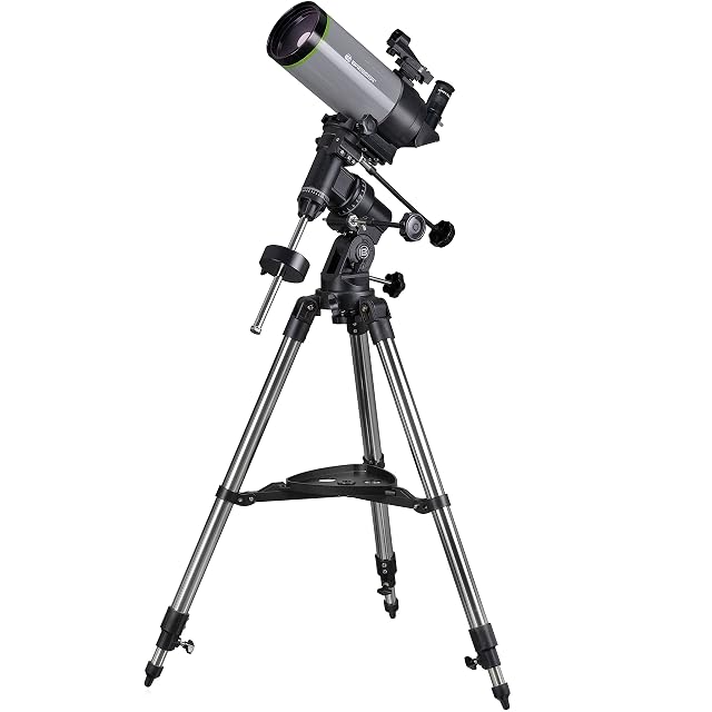 Bresser FirstLight 100/1400 Maksutov on its EQ3 equatorial mount