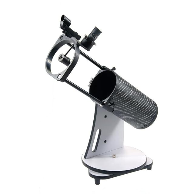 Sky-Watcher Heritage 130P FlexTube collapsed on its wooden base