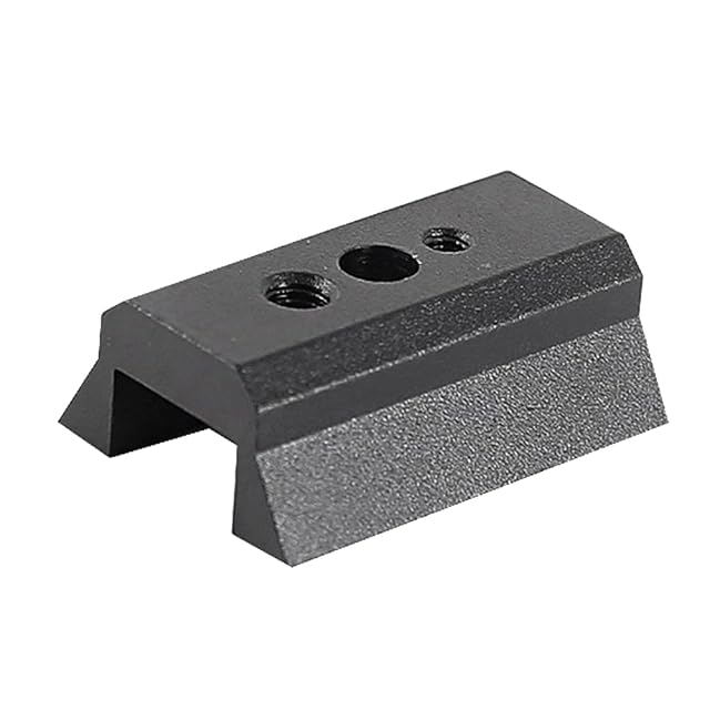 Kquepo black dovetail plate and spacer for a finder base