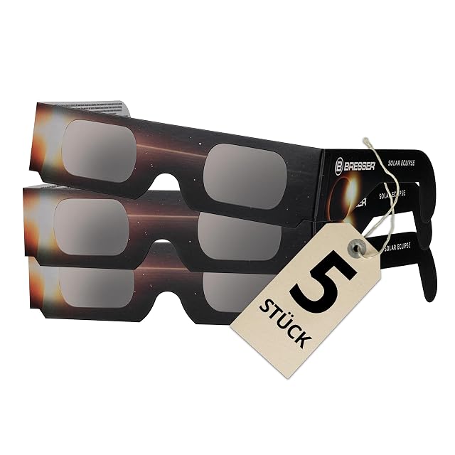 Bresser Design B eclipse glasses, five-pack