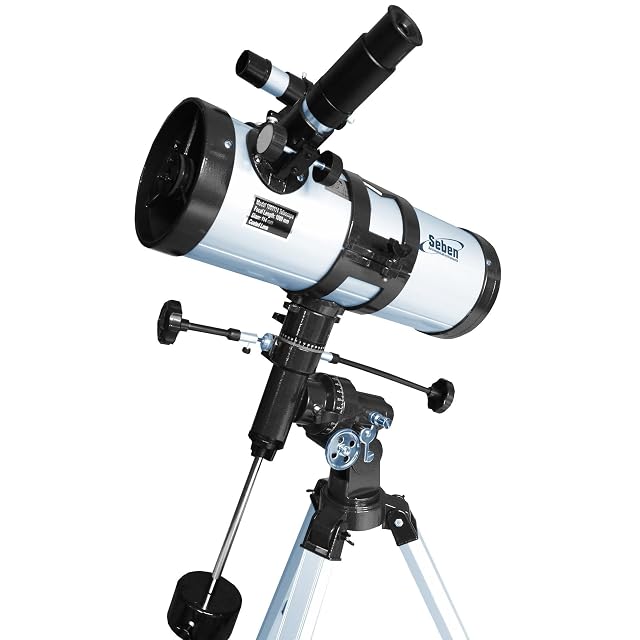 Seben Star Sheriff 114/1000 reflector on its EQ-3 mount