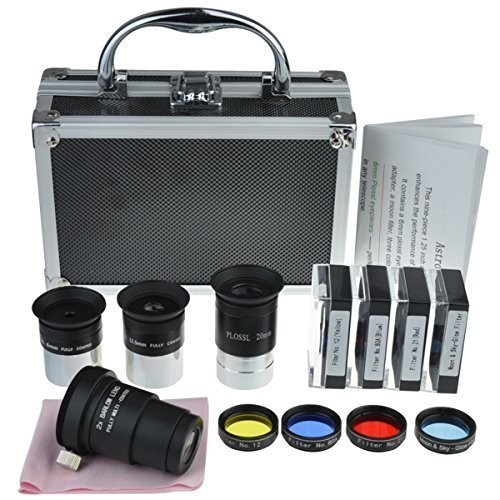 SOLOMARK fifteen-piece telescope accessory set in its case