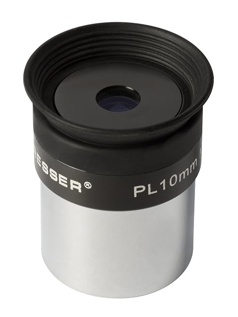Bresser 10 mm Plössl eyepiece with rubber eyecup and storage pack
