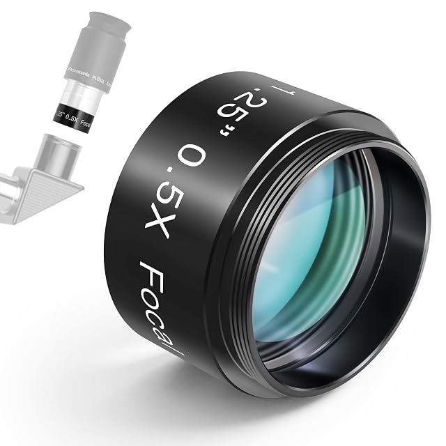 Astromania 0.5x focal reducer in black anodised housing