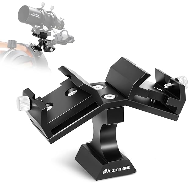 Astromania dual finder bracket with two Vixen-style bases