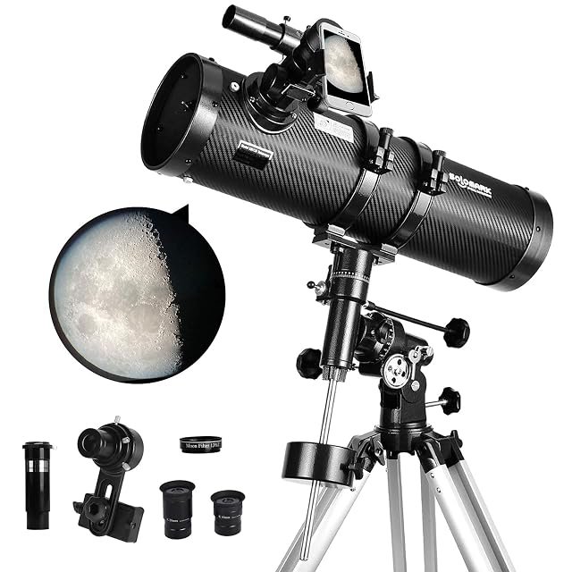SOLOMARK 130EQ Newtonian reflector on its German equatorial mount