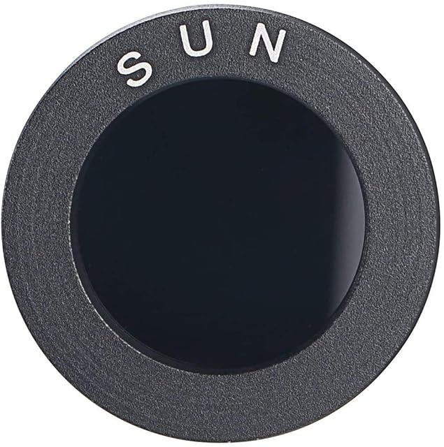 POFET 1 inch eyepiece-end solar filter in aluminium cell