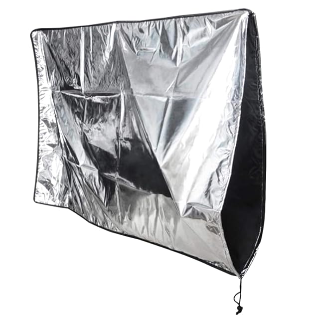 Fowecry silver-coated telescope cover with fastening strap